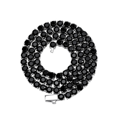 国境を越えた爆発金Tennis Chainカラージルコンテニスチェーンヒップホップ潮満ドリル単列ネックレスブレスレットアクセサリー